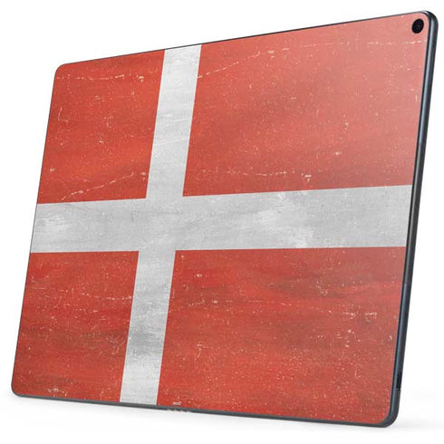 Denmark Flag Distressed Google Pixel Slate Skin